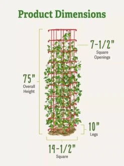 Bean Tower -Gardeners 8587060 dimensions