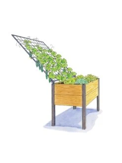 Space-Maker Pivoting Trellis, 4' -Gardeners 8590247 SMTrellis 4ft tif