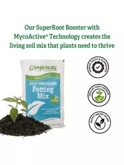Organic Self-Watering Potting Mix, 20 Qts. -Gardeners 8592225 3