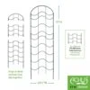 Achla Designs Waves Trellis Extension Piece