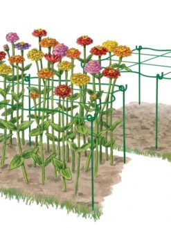 Cut Flower Grid Support, Set Of 2 -Gardeners 8600620 0001 art tif