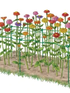 Cut Flower Grid Support, Set Of 2 -Gardeners 8600620 0002 art tif