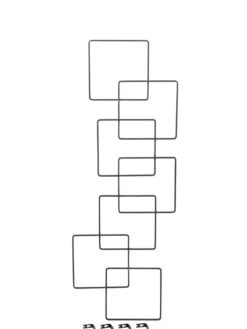 Building Blocks Wall Trellis, 45" -Gardeners 8610183 3933 tif