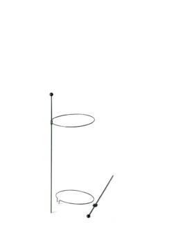 Peacock Mini Plant Support Rings 8", Set Of 2 -Gardeners 8610387 9571 tif