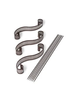 Scroll Linking Stakes, Set Of 3 -Gardeners 8613321 5899